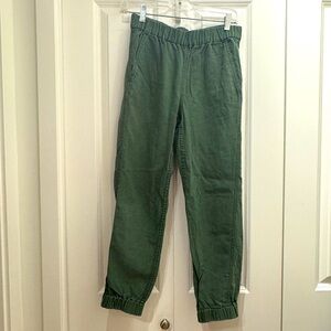 J. Crew Point Sur cotton pant, army green, size 26